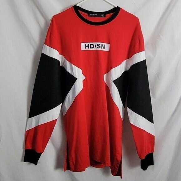H By Hudson Other - H by Hudson Outerwear XL Men's Soccer Sport mesh Red White Black athlete jersey